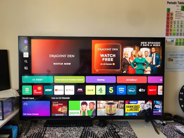 LG 55" QNED Smart 4K TV (can deliver) 