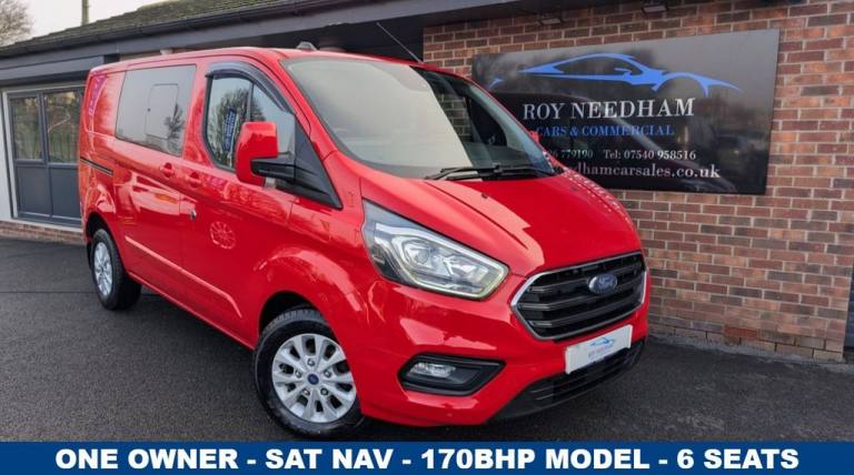 2022 22 FORD TRANSIT CUSTOM 2.0 300 ECOBLUE LIMITED CREW VAN DOUBLE CAB 5DR DIES