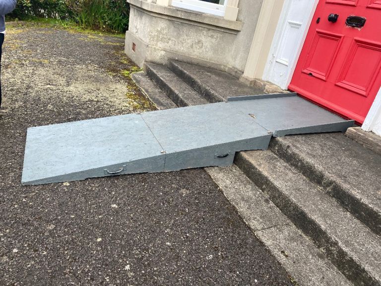 Sturdy Grey Access Ramp -FREE