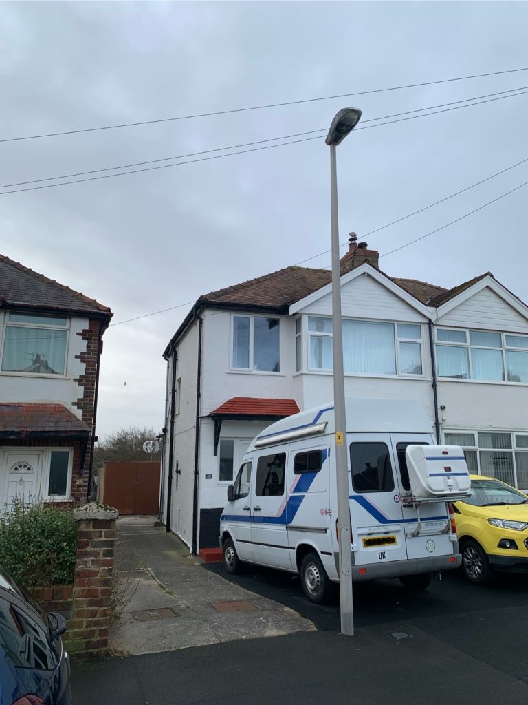 House on edge of. Nature reserve 5 minutes walk from the sea Cleveleys Blackpool