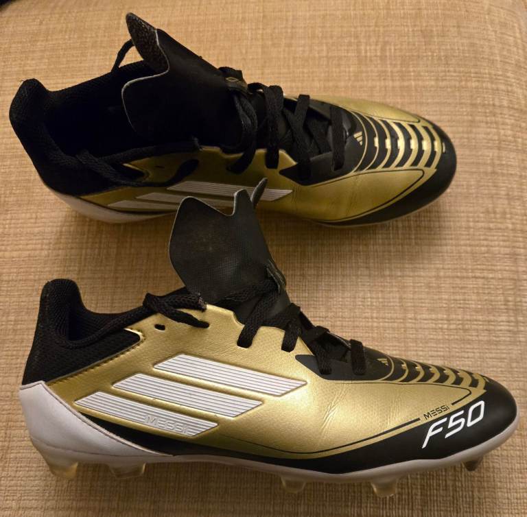 Adidas F50 Messi moulded stud football boots Size UK 5