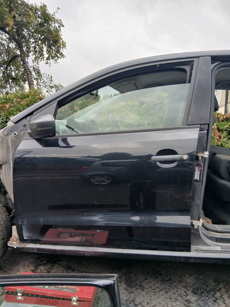 Vw polo Drivers Side door in black 2009 to 2016