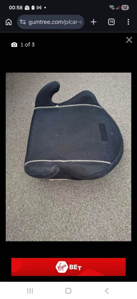 Kids car seat booster