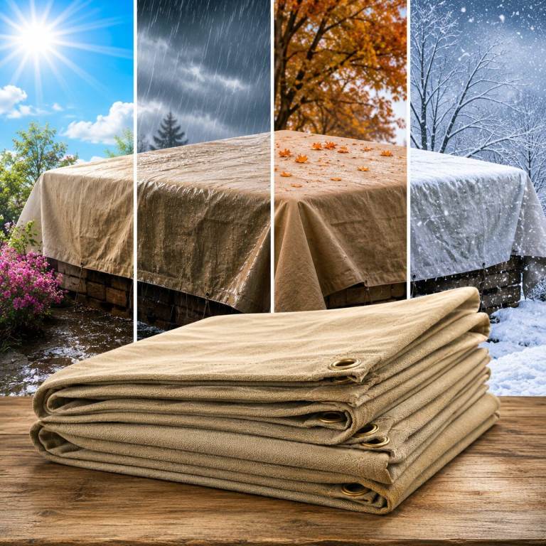 Heavy Duty PVC Tarpaulins - Waterproof Covers, All Sizes