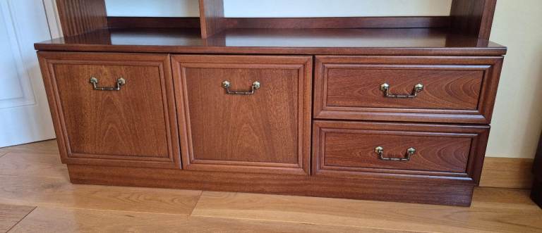 Vintage G Plan Mahogany Sideboard with Drawers and Cupboards