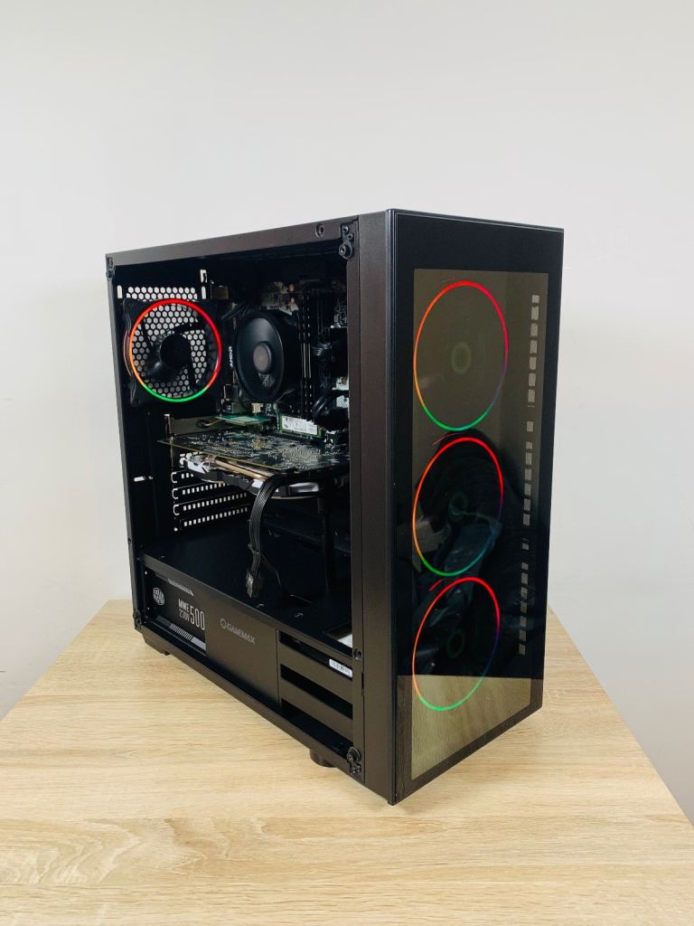 Gaming Ryzen 5 256GB SSD + 2000GB 16GB Ram UltraFast Pc Desktop Computer Radeon RX 580 8GB