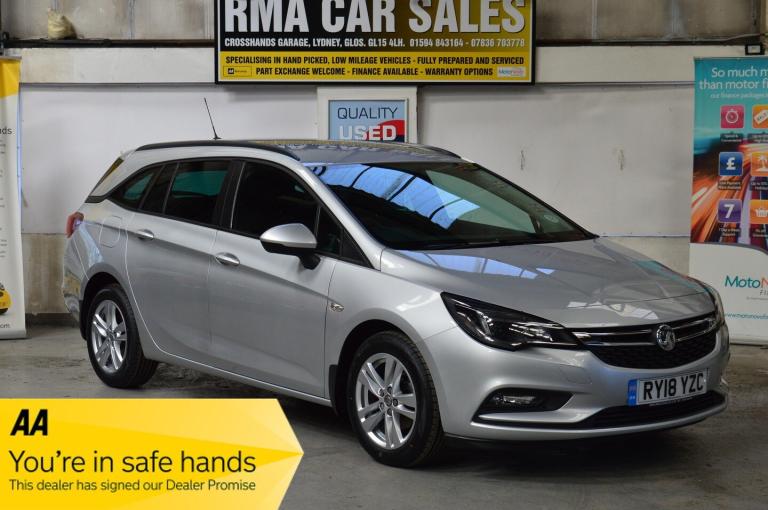 2018 Vauxhall Astra 1.6 CDTi 16V 110 Design LOW MILEAGE + ULEZ COMPLIANT Estate Diesel Manual