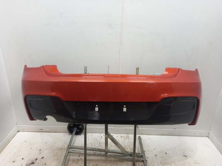 Bmw 1 Series Rear Bumper 2011-2015 Hatchback Valencia Orange Metallic (B44)