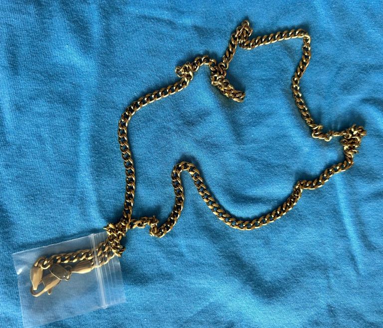 CRAFTD LONDON Gold Chain Necklace - New with Pouch