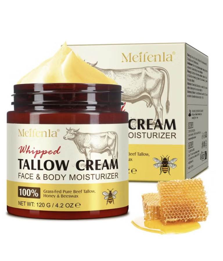Fed Whipped Beef Tallow and Honey Balm