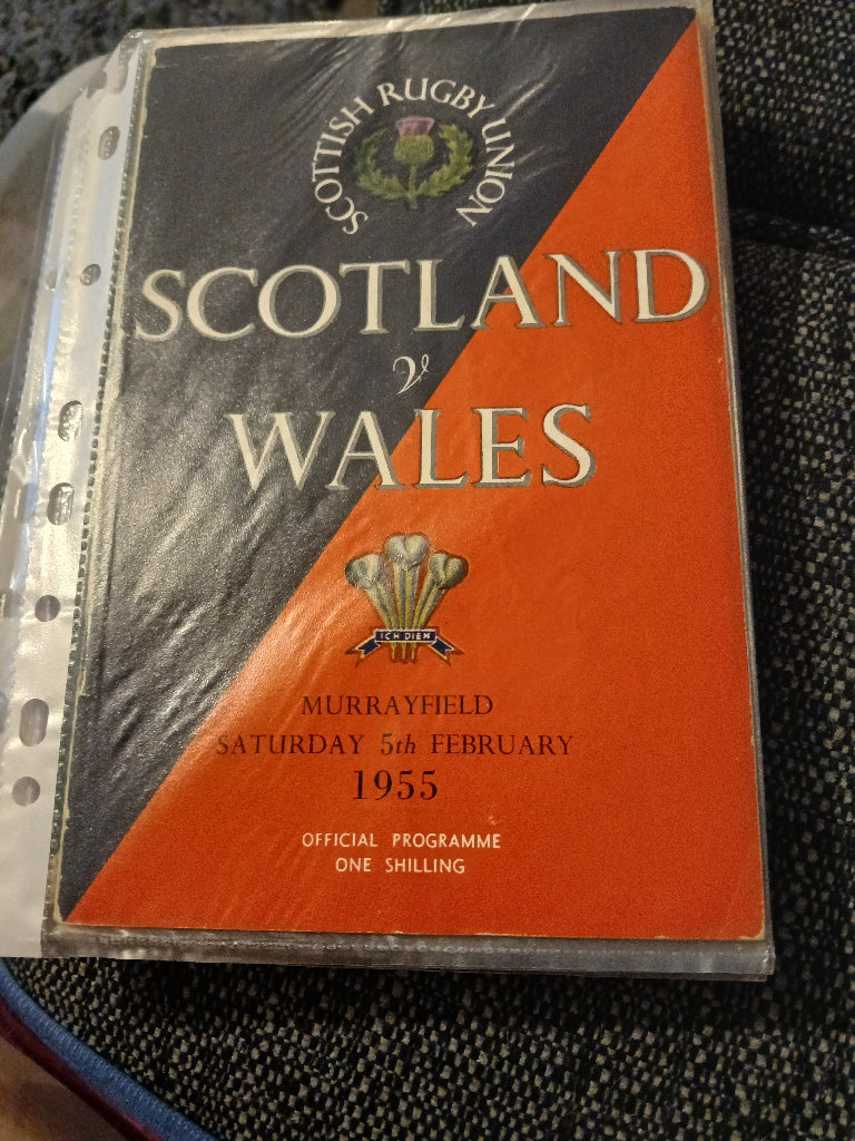 RUGBY UNION PROGRAMMES