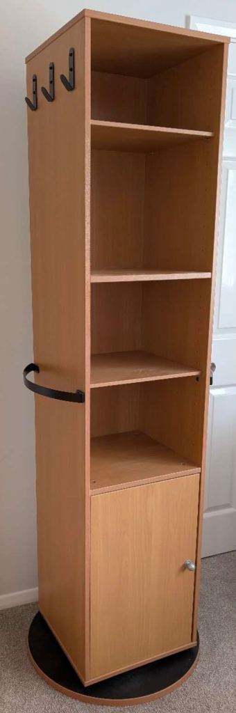 Rotating mirror with storage