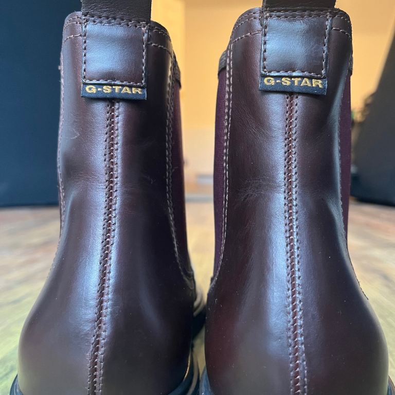 G-STAR Scutar Chelsea Boots 100% Leather 
