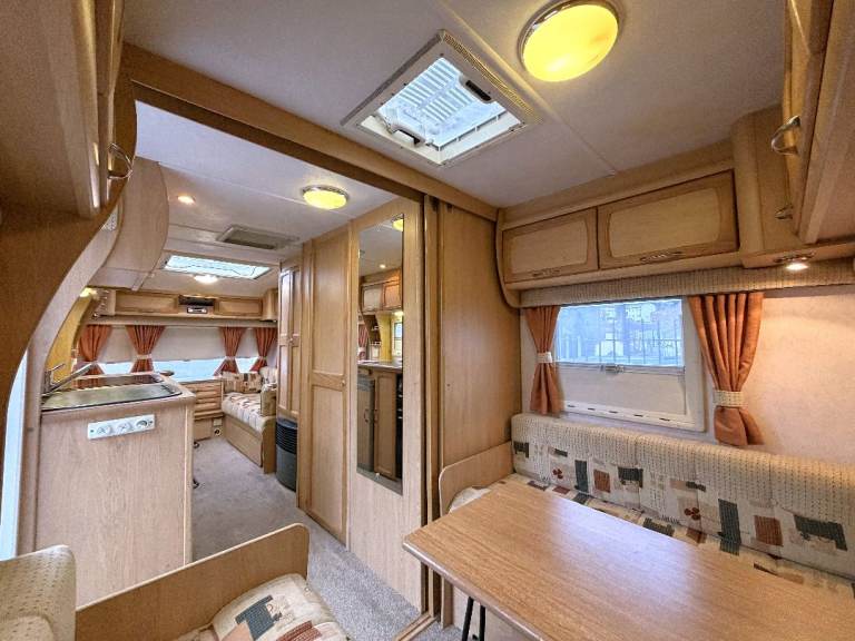 2003 ELDDIS ODYSSEY 505 5 BERTH, COULD MAKE FIXED BED, MOTOR MOVER & FULL AWNING