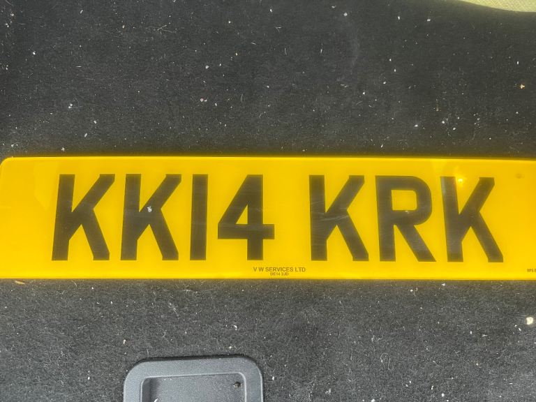 Private number plate KK14 KRK