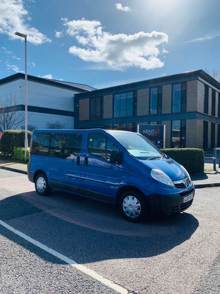 2007 2.0 Vauxhall Vivaro MINIBUS COMBI VAN 161K miles MOT till 7/2026 like Trafic Primastar NO VAT