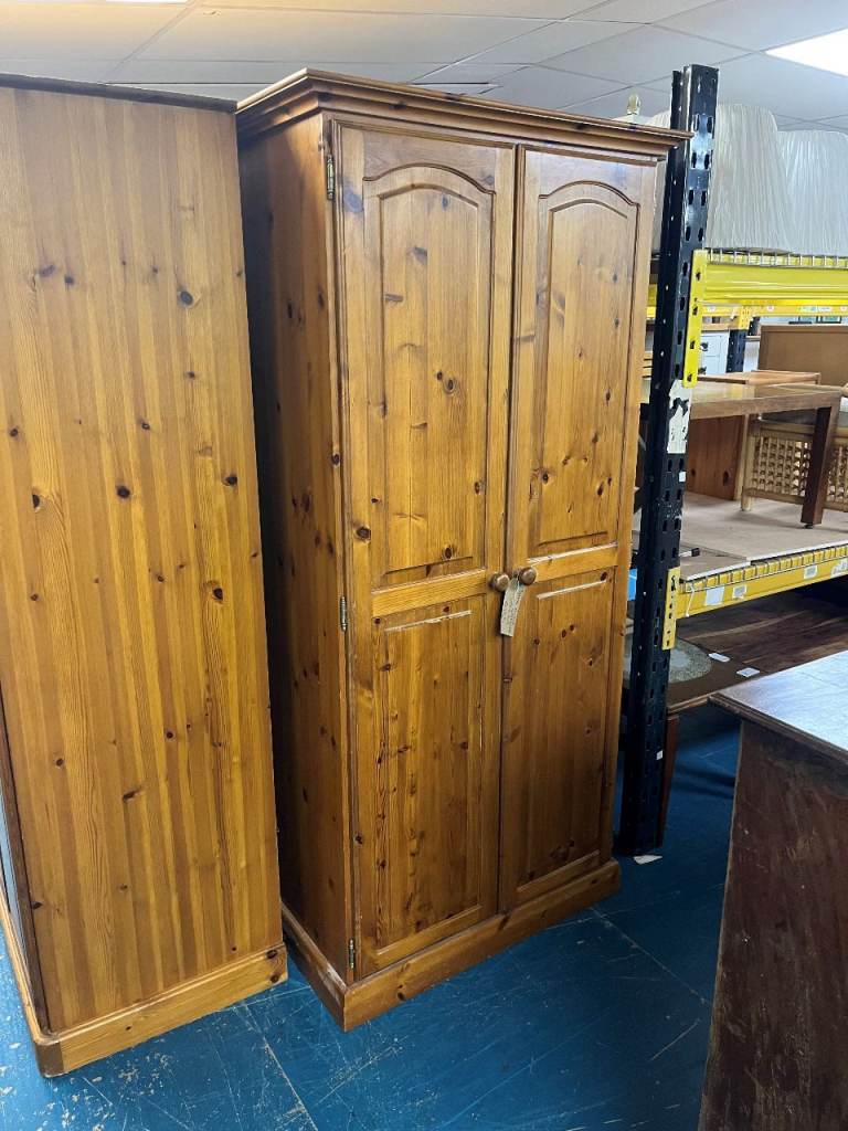 Pine Double Wardrobe TCL Reuse 107028
