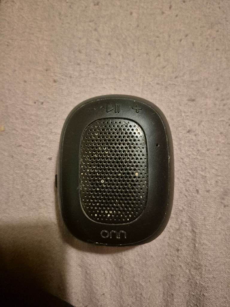 onn. Portable Bluetooth Speaker - Black, Good Condition