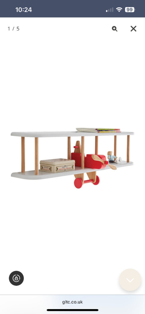 Bi-Plane Floating Shelf - GLTC