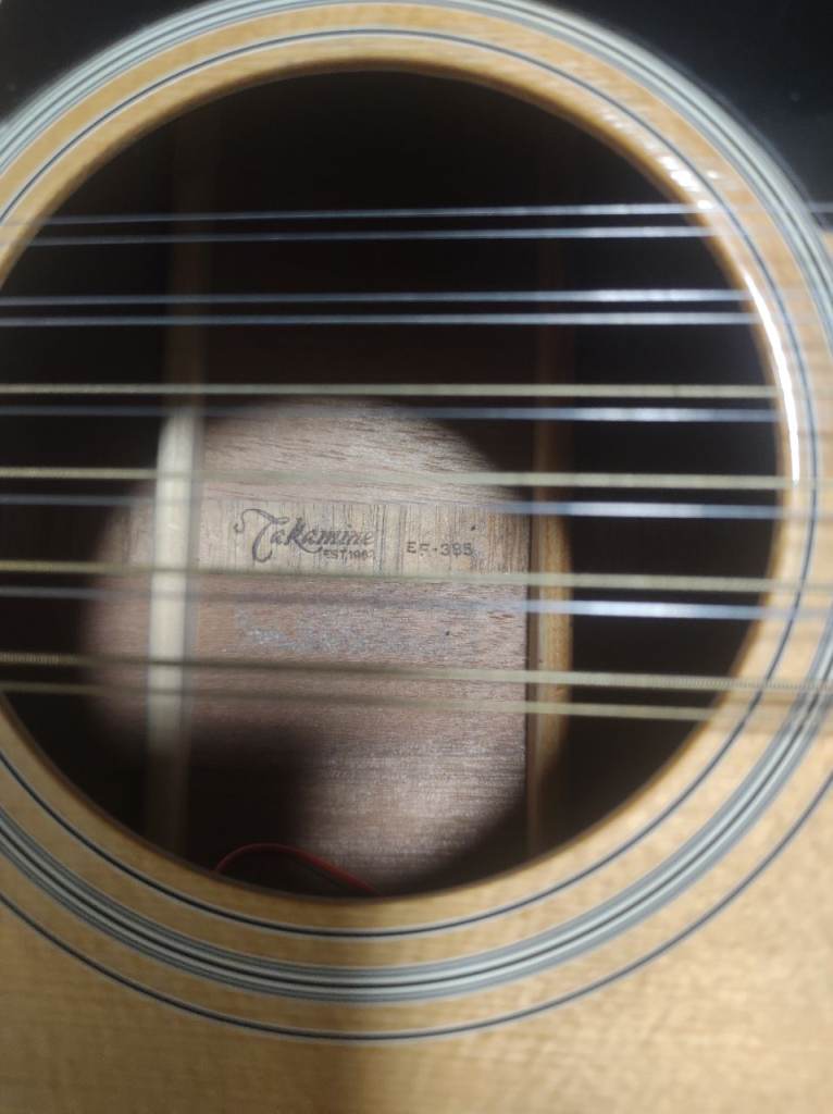 Takamine ef385 12 string guitar