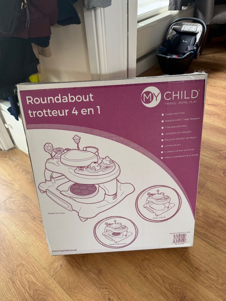 My Child Roundabout 4 in 1 Activity Walker – New in Box