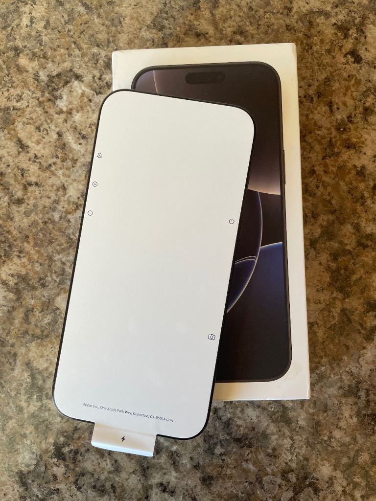 Iphone 16 pro max 256gb black