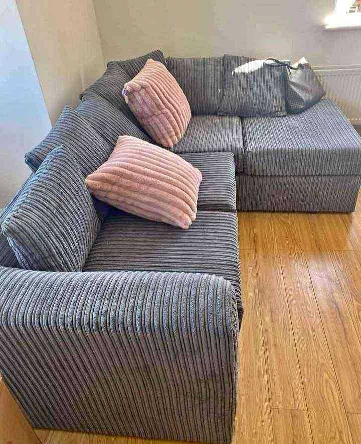 new Velvet L Shape Corner 3+2 Seater Sofas With Free Delivery