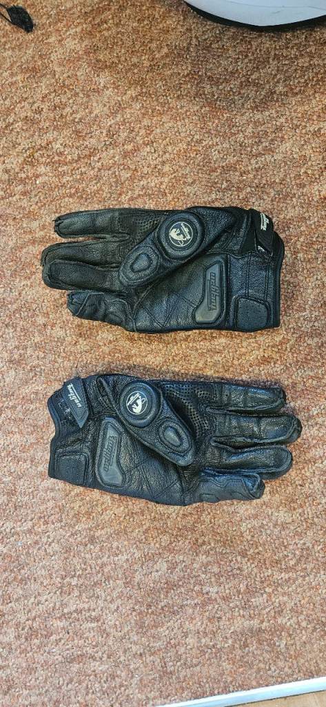 Furygan motorcycle leather gloves