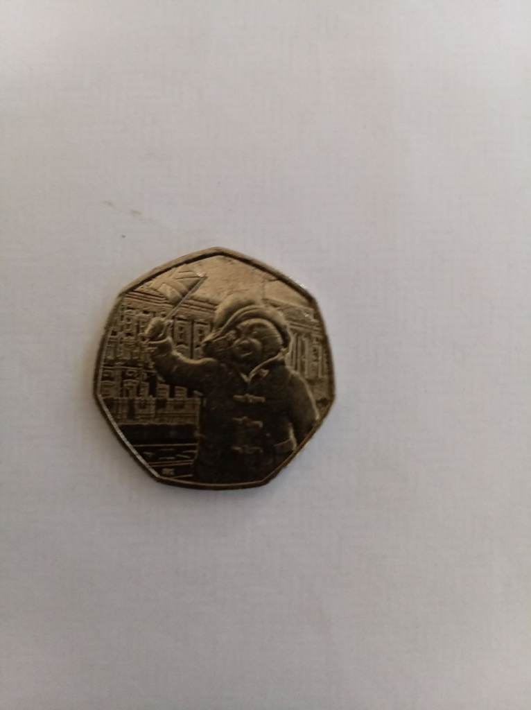 Paddington Bear 50p Coin - Collectors Item