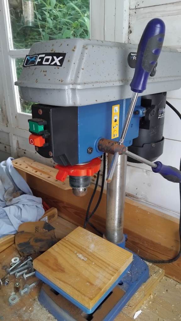 bench drill.