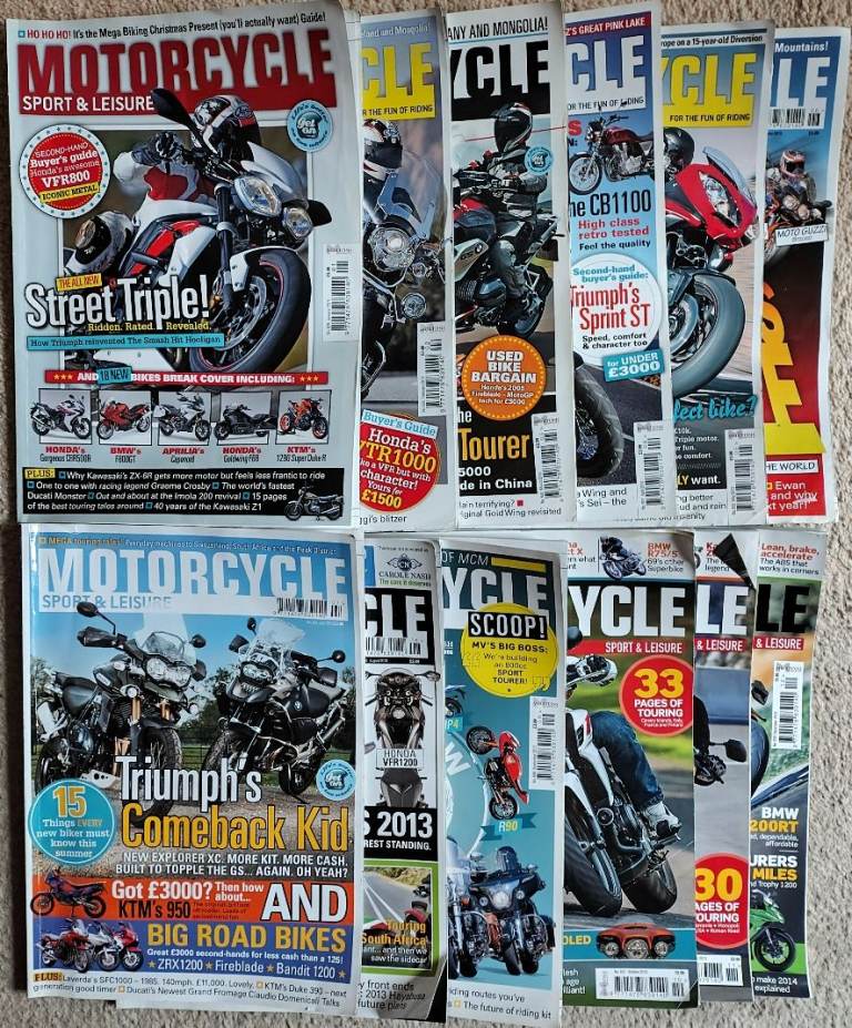 2013 Motorcycle Sport & Leisure Magazines, MSL - Full Year