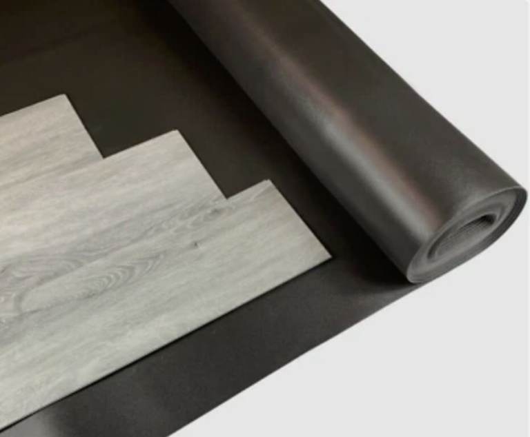 NEW 4 rolls IXPE 2mm rubber underlay for laminate flooring .