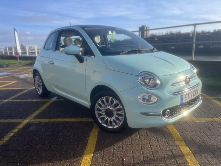 FIAT 500 2017 Green Fiat 500 1.2 69hp Lounge 2017