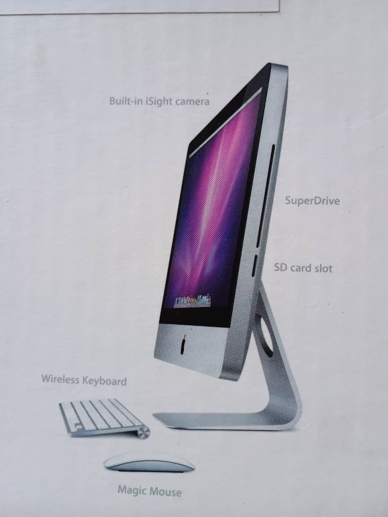Apple iMac 21.5" screen