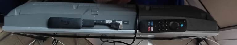Panasonic Old School Flat Screen TV with Fire Stick & Remote