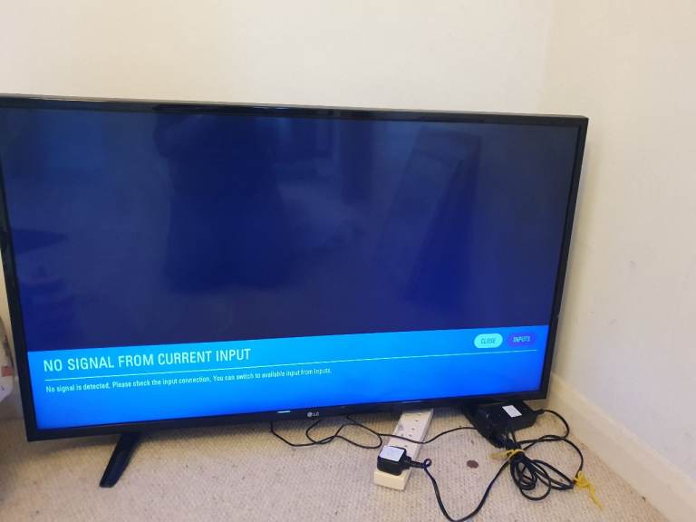 image for 43 inch LG TV screen colour off