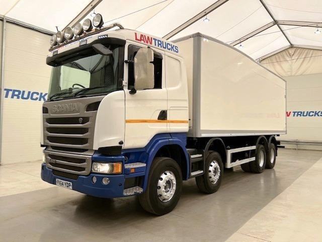 Scania R410 8x4 Sleeper Cab Box Van