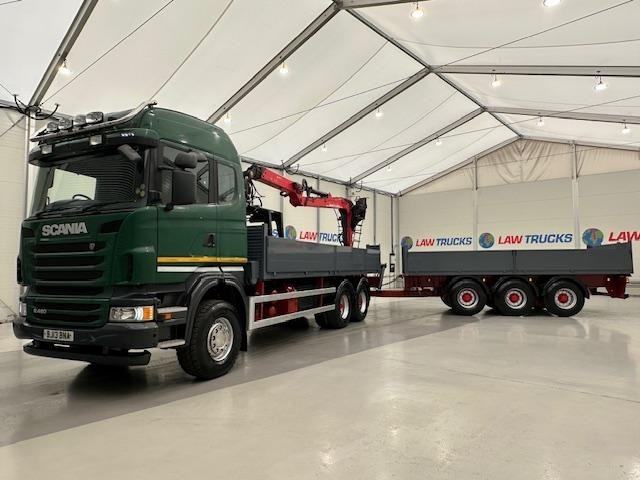 Scania R480 6x4 Sleeper Cab Brick Grab Drawbar Manual