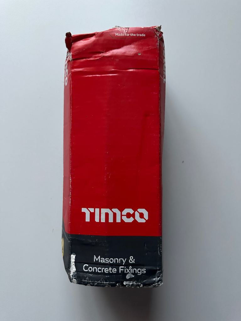 2 Boxes Timco Concrete Screws - TX - Flat Countersunk - Yellow Box ...