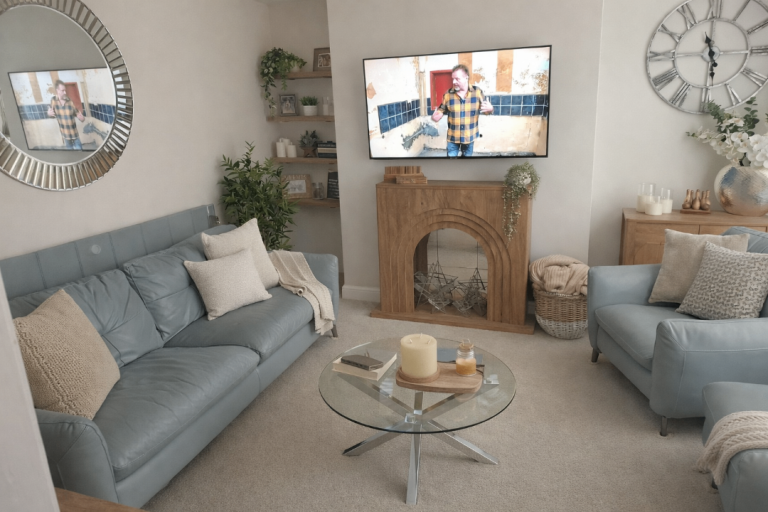 Sofa 2 chairs pouffe 