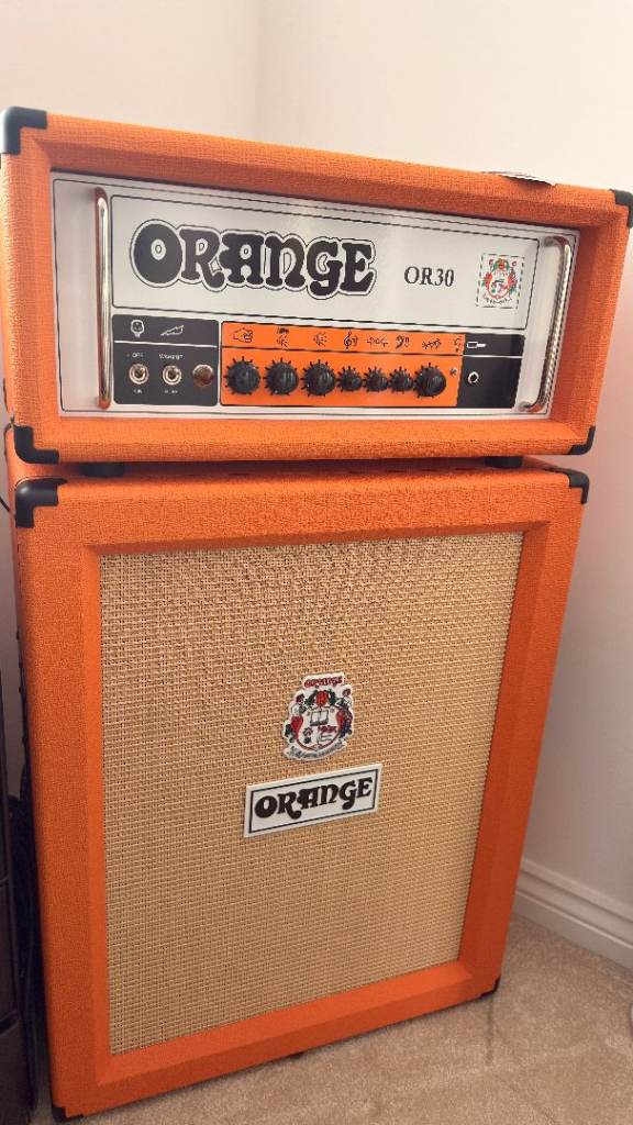 Orange OR30 30-Watt Guitar Amp Head & Matching 2x12 Vertical Cab
