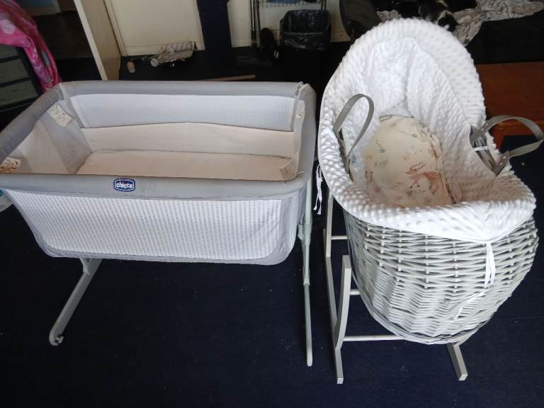 moses basket and chicco travel cot