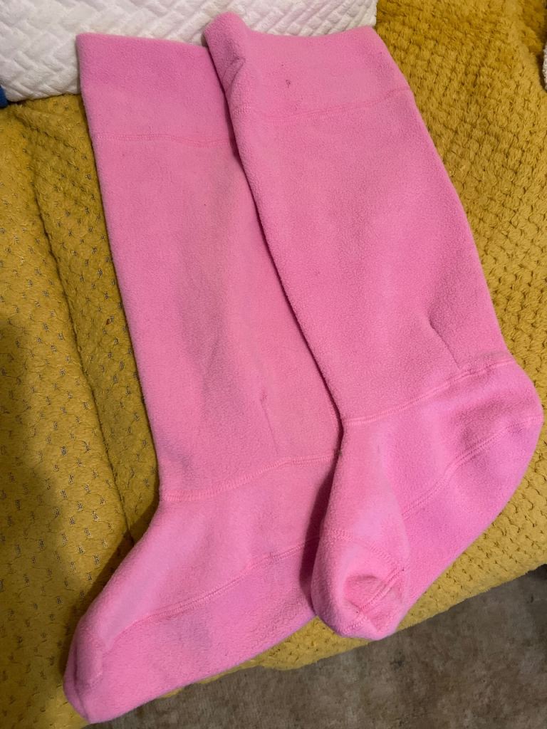 Fleece welly boot liners New