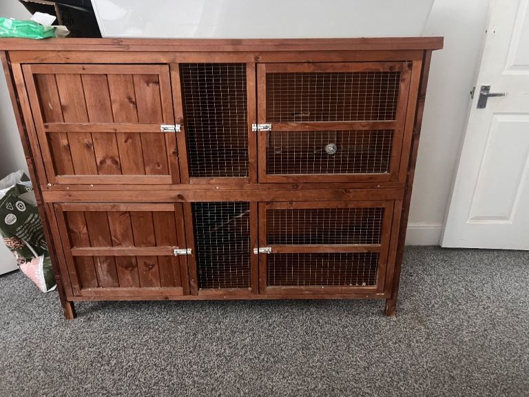 Rabbit Double Hutch