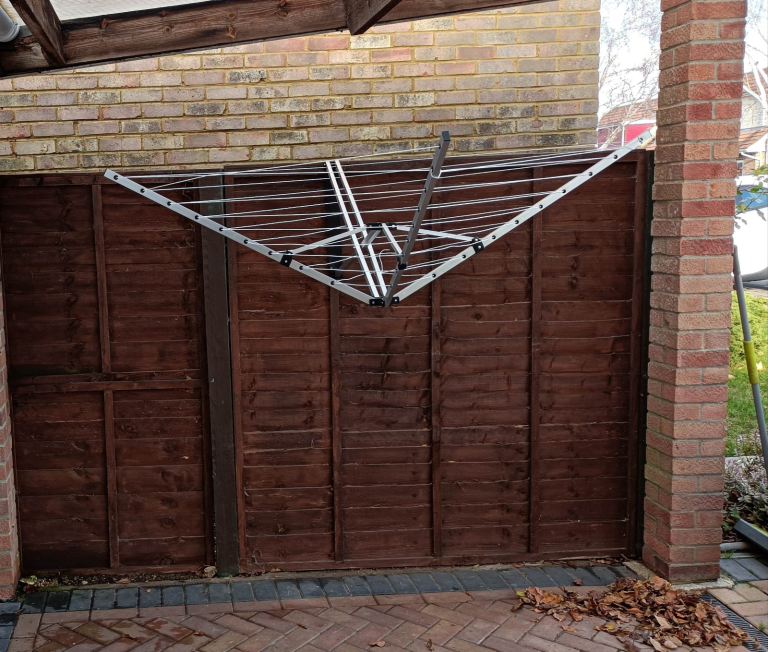 image for Wall Mounted Foldaway Rotary Drier NEW