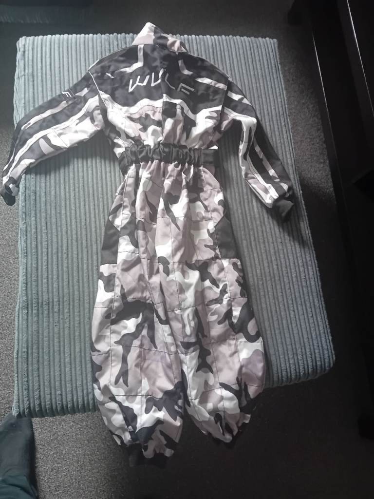 Wulf motorbike suit for kid NEW