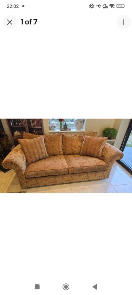 Handmade DURESTA  3 seater sofa