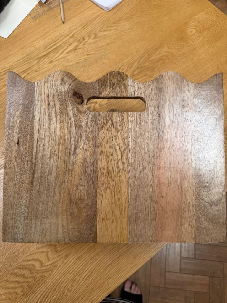 Habitat mango wood magazine rack