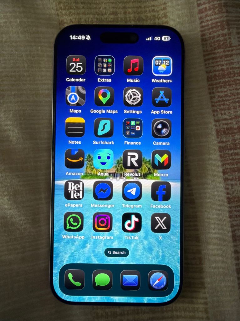 Apple iPhone 16 Pro – Silver 128gb