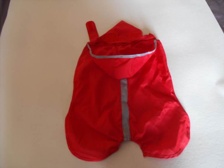 New - Lovely M&S Lightweight, showerproof, bright dog jacket with hood - £5